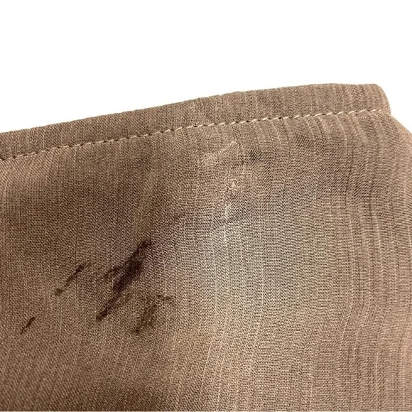 Vintage Jacob A line floral mini Skirt size 7/8 brown floral - Picture 14 of 15